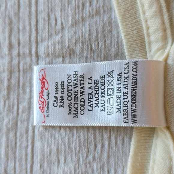 Ed Hardy Women's Phoenix Long Sleeve Top Size Small - Picture 3 of 11